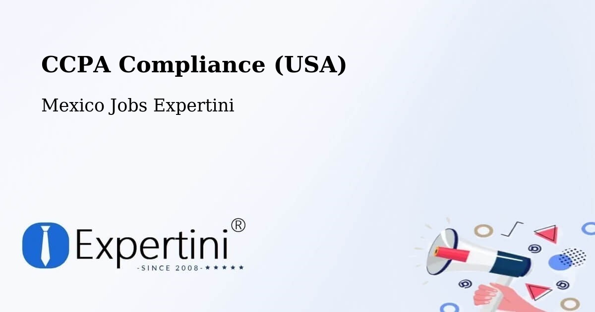 CCPA Privacy Rights & Compliance Notice – Chablé - Mexico Jobs Expertini
