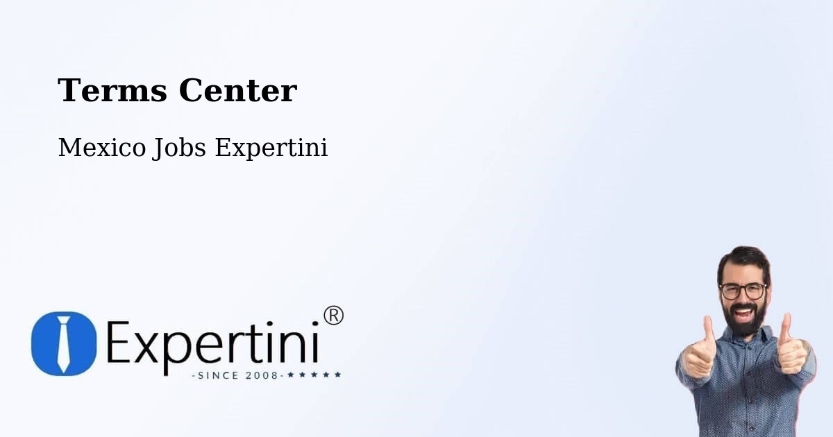 Terms of Service – Chablé - Mexico Jobs Expertini